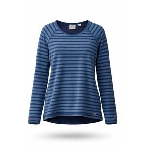 Scotch & Soda Striped Long Sleeve Top Womens XL Blue Knit Casual